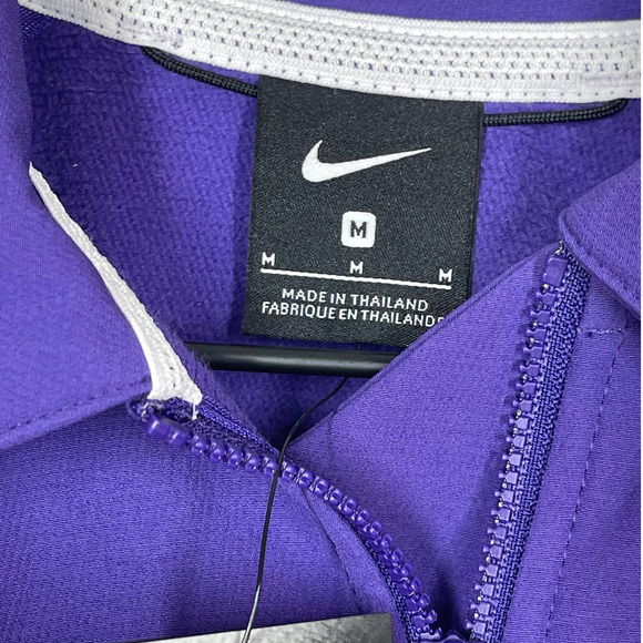 NEW Nike Purple LSU Tigers Therma Midweight Full Zip Jacket Women's Size Medium - Picture 7 of 8